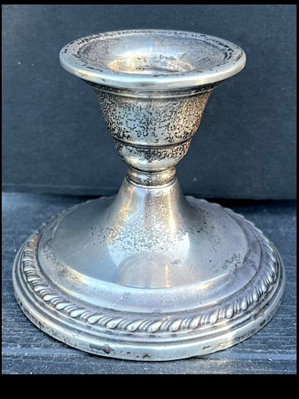 Vintage International Sterling Silver Weighted Candle Holder